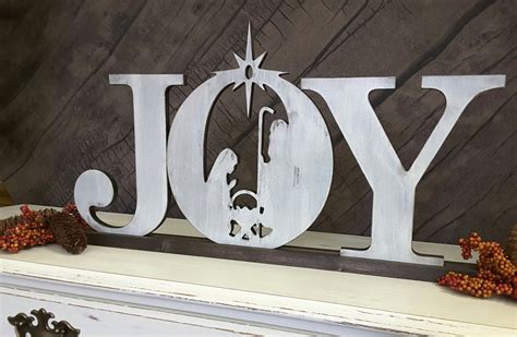 JOY Sign Christmas Sign Holiday Sign Joy to the World | Etsy