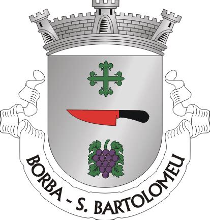 Arms Crest Of S O Bartolomeu Borba Bras O De S O Bartolomeu Borba