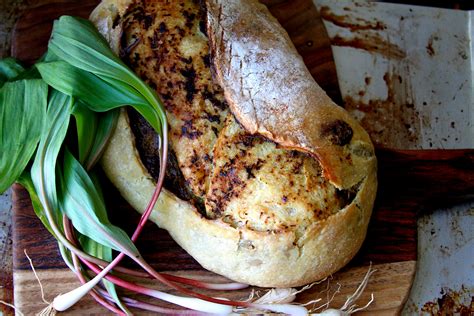 Wild Garlic Artisan Sourdough Loaf “bärlauchbrot” A Cup Of Sugar