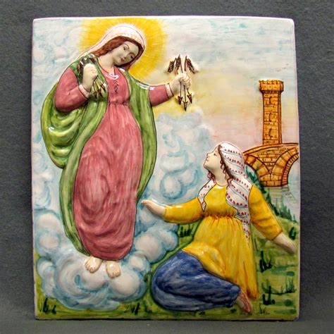 Madonne Delle Grazie Di Faenza Ceramica Dipinta A Mano