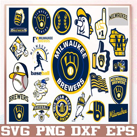 Milwaukee Brewers Svg Mlb Team Svg Mlb Svg Baseball Team Svg