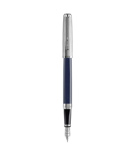 WATERMAN Exception L Essence Du Bleu Stylo Plume Bleu Plume Fine 18K