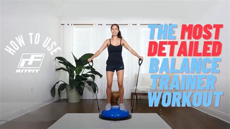 How To Use Balance Ball Trainer With Resistance Bands The Most