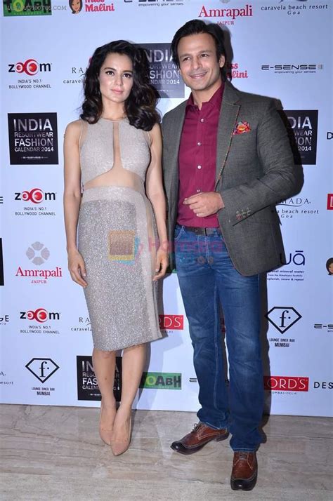 Vivek Oberoi Kangana Ranaut At F Bar For India Resort Fashion Week