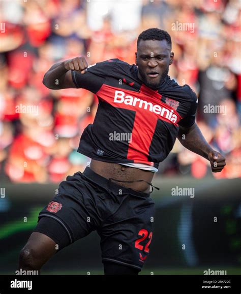 Leverkusen Germany Th Sep Torjubel Victor Boniface