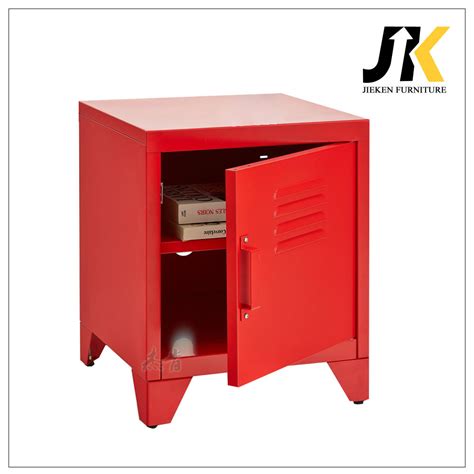 Stylish Red Single Door Small Cabinet For Home Use China Red Small