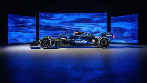 F1 Williams présente la livrée de sa monoplace 2024 la FW46