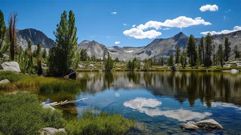 Lakes And Mountains Lake Surrounded With Trees Backgrounds | JPG Free ...