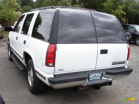 1997 Olympic White Chevrolet Tahoe Ls 4x4 54538623 Photo 6 Gtcarlot