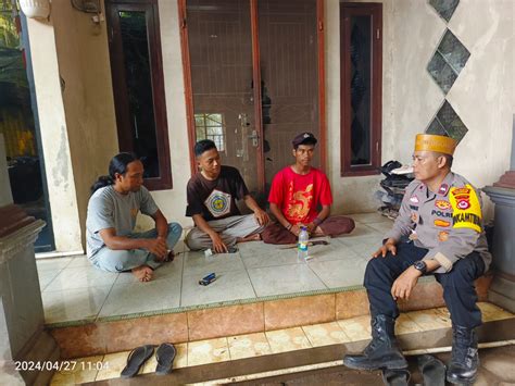 Bhabinkamtibmas Desa Kubang Polsek Balaraja Polresta Tangerang Sambang