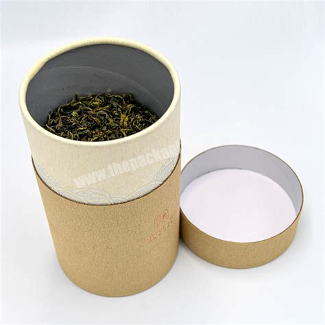 New Design Tea Paper Tube Packaging Food Grade Cardboard Cylinder