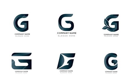 Premium Vector Modern Minimalist Letter G Logo Collection