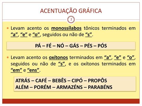 PPT Acentuação Gráfica PowerPoint Presentation free download ID