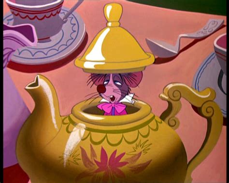 Alice In Wonderland Mouse In Teapot