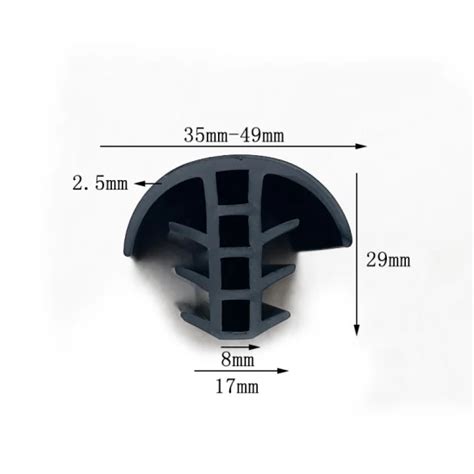 Solar Pv Panel T Shape Epdm Rubber Seal Strip Solar Panel Seam Gasket