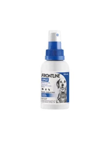 Frontline Traitement Puces Et Tiques Pour Chat Et Chien En Spray Taille