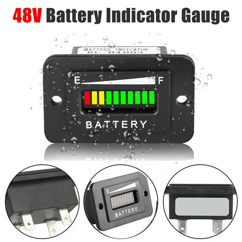 V Battery Indicator Meter Gauge For Yamaha Ezgo