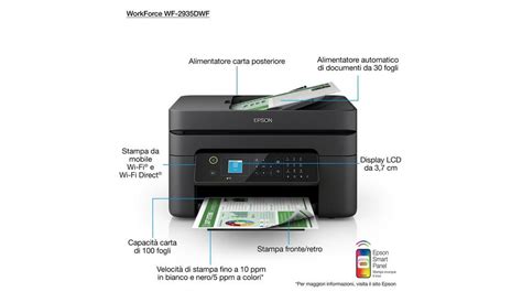 Multifunzione Inkjet Epson WF 2935DWF Tuxi