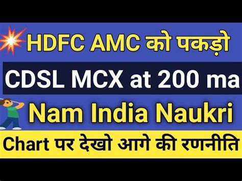 CDSL Share Latest News Naukri Share Latest News MCX Share HDFC