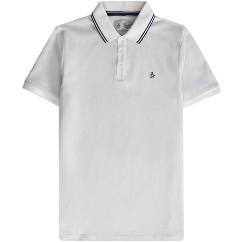 Original Penguin Birdseye Organic Cotton Pique Polo Shirt OPKS3022