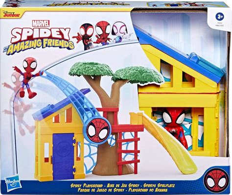 Marvel Spidey His Amazing Friends Spidey Playground Playset Hasbro - ToyWiz