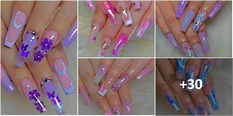 Long Acrylic NailsColorful Designs The Best Of 2022