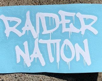 Raider Nation Stencil | Etsy