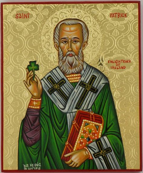 Saint Patrick Of Ireland Orthodox Icon BlessedMart