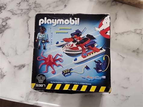 Playmobil Ghostbusters Zeddemore With Aqua Scooter Building Set 9387