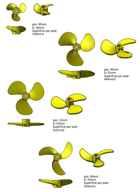 Archivo STL gratuito Hélices de barco Design para impresora 3D para