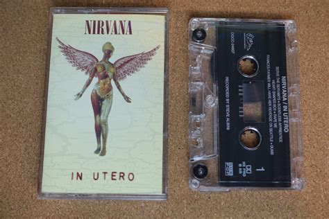 Nirvana In Utero Cassette Tape 1993 DGC Records Vintage Analog