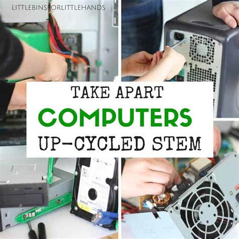 Kids Take Apart Computers Upcycled Stem Activity For Kids