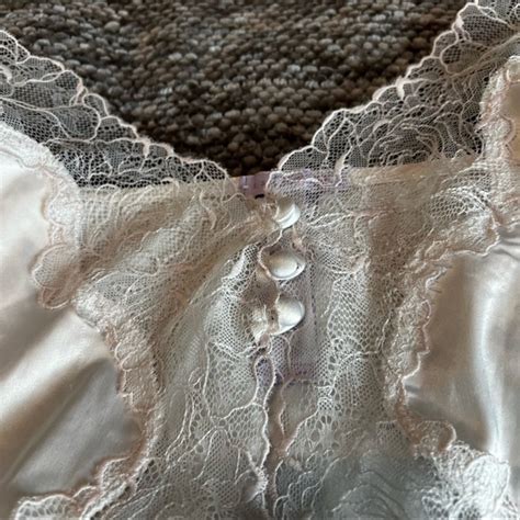 Savage X Fenty Intimates Sleepwear Savage X Fenty Lace Cami Button Front White Xl Lingerie