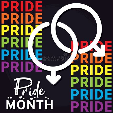 Pair Of Gender Symbols Pride Month Vector Stock Vector Illustration Of Lesbian Vector 277573888