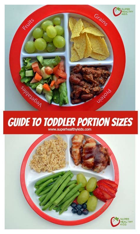 Guide To Toddler Portion Sizes Healthy Toddler Meals Healthy Snacks