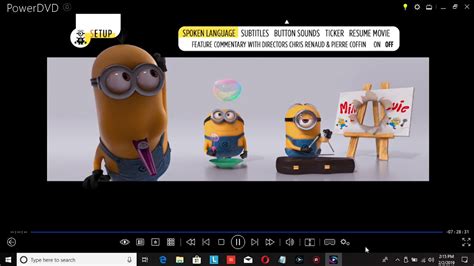 Despicable Me 2 Blu Ray Menu