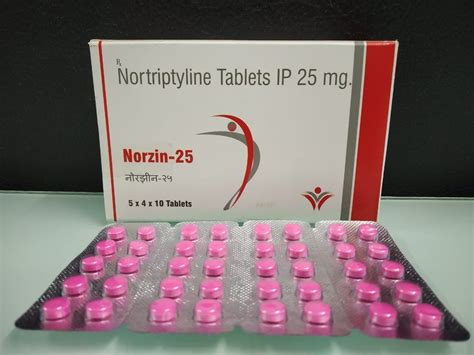 Norzin Nortriptyline Ip Tablet 25 Mg Packaging Type Box At Rs 48stripe In Ahmedabad