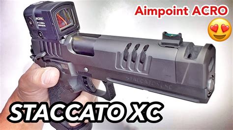 Staccato XC Police Gun ACRO Flat Muzzle Rise Gun61 YouTube