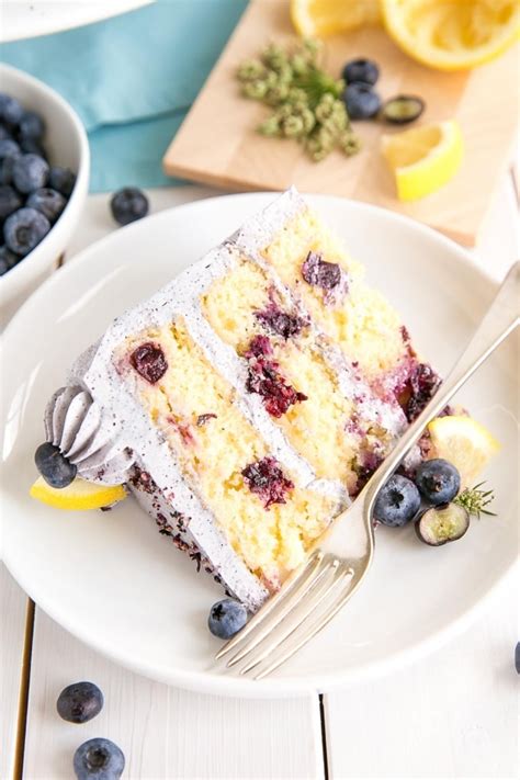 Lemon Blueberry Cake Liv For Cake