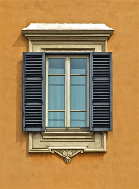 Ornate Window Of Rome Photograph By David Letts