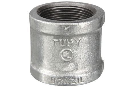 LUVA A 197 GALVANIZADO 150LBS TUPY DN 1 1 2 NPT Cofermeta Hidráulica