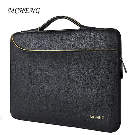 Mcheng Waterproof Shockproof Fashion Pu Laptop Sleeve Case For 10 13