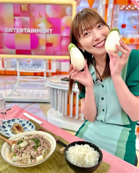 フジテレビ「めざましテレビ」さんのインスタグラム写真 フジテレビ「めざましテレビ」instagram 「きょうのめざど食堂 は 夏から秋にかけてのなす🍆の作付け面積日本一！新潟県の白なす