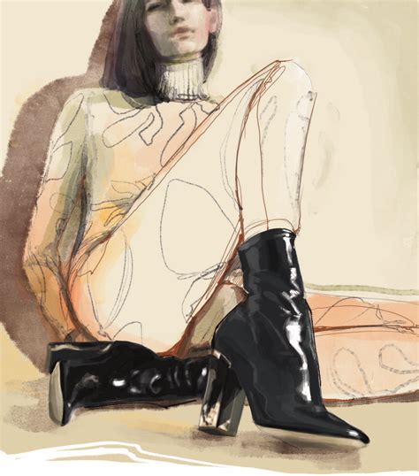 Portfolio Fashion Illustration Und Live Zeichnen Anja Karboul