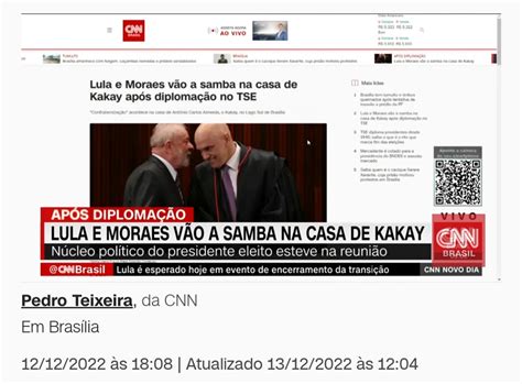 Lula E Moraes Vão A Samba Na Casa De Kakay Após Diplomação No Tse