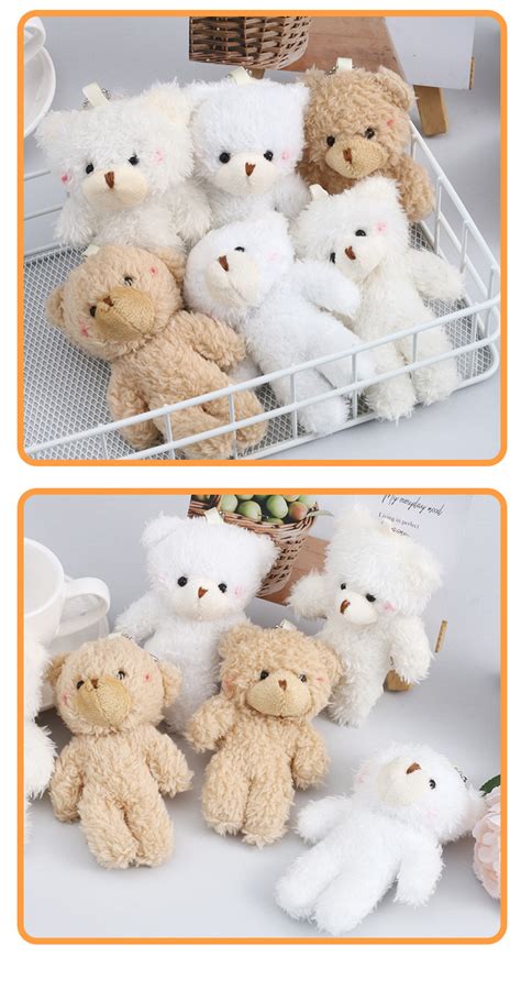 Hot Sales Cm Wholesale Plush Bear Keychain Pendant Cute Plushie