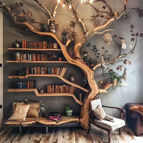 Branching Out: Exploring the Charm of Tree Bookshelves