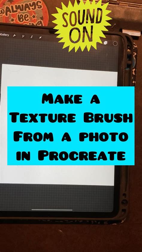 Procreate Texture Brush Tutorial Tips Hacks Seamless Pattern Free