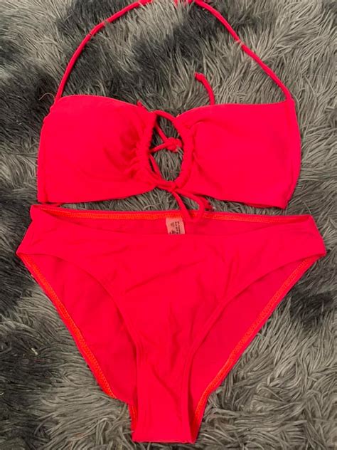 Neon String Bikini Women S Fashion Swimwear Bikinis Swimsuits On Carousell