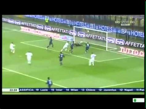 INTER SAMPDORIA 1 1 Sky HD Highlights Serie A 8 Giornata 24 10 2010